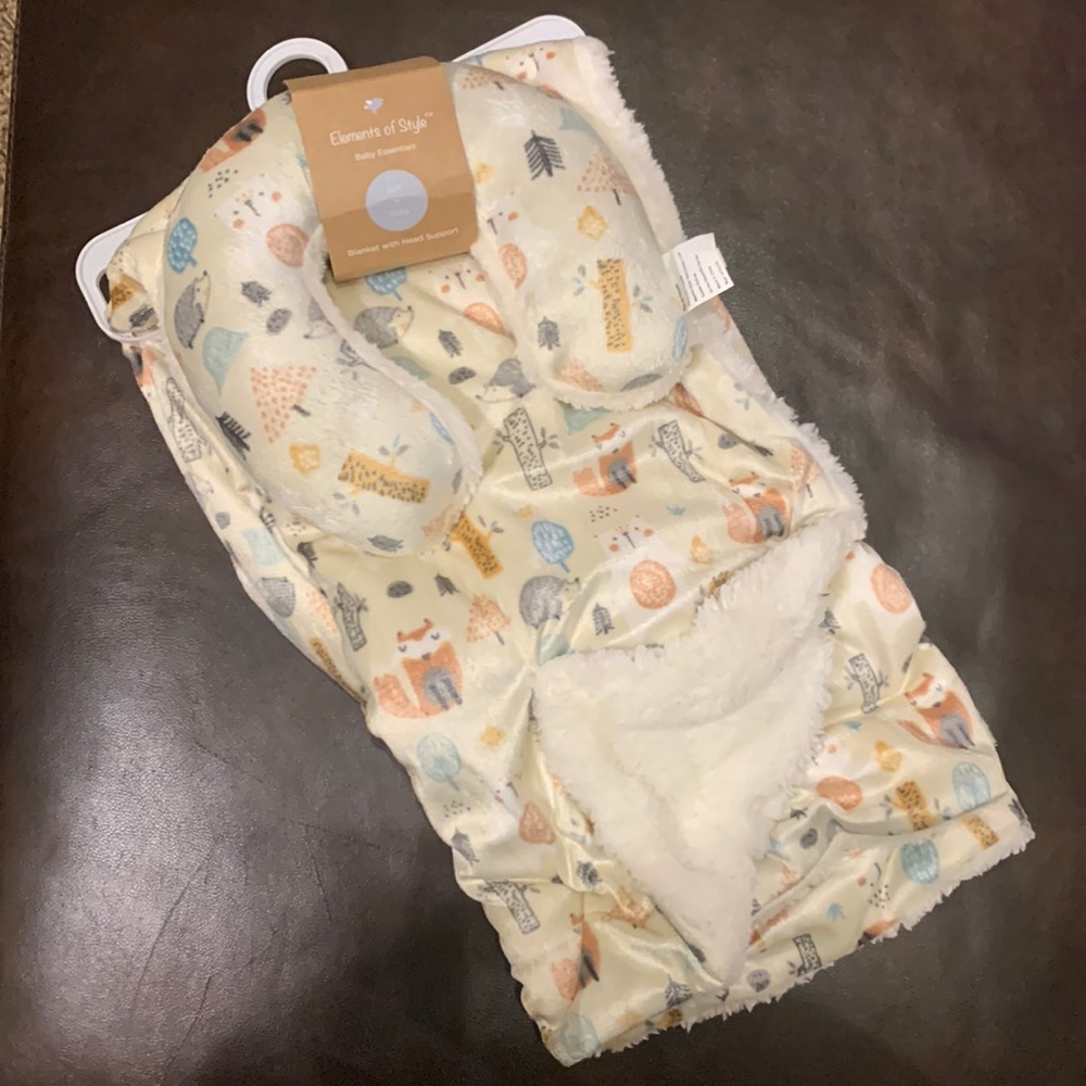 Woodland Animals Baby Blanket